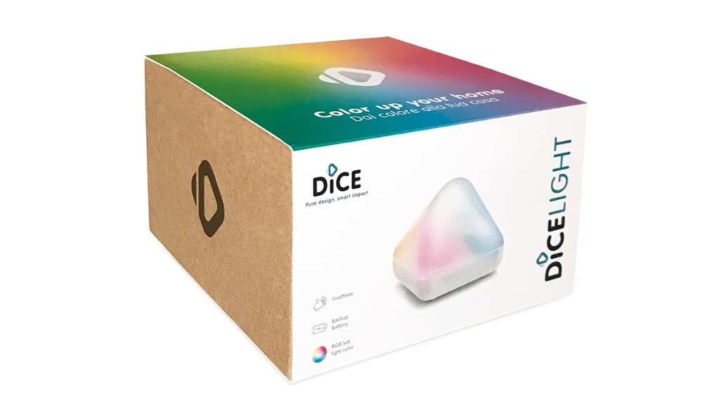 DiCE-LIGHT-pack DiCE LIGHT; the design LED lamp, Made in Italy and contactless